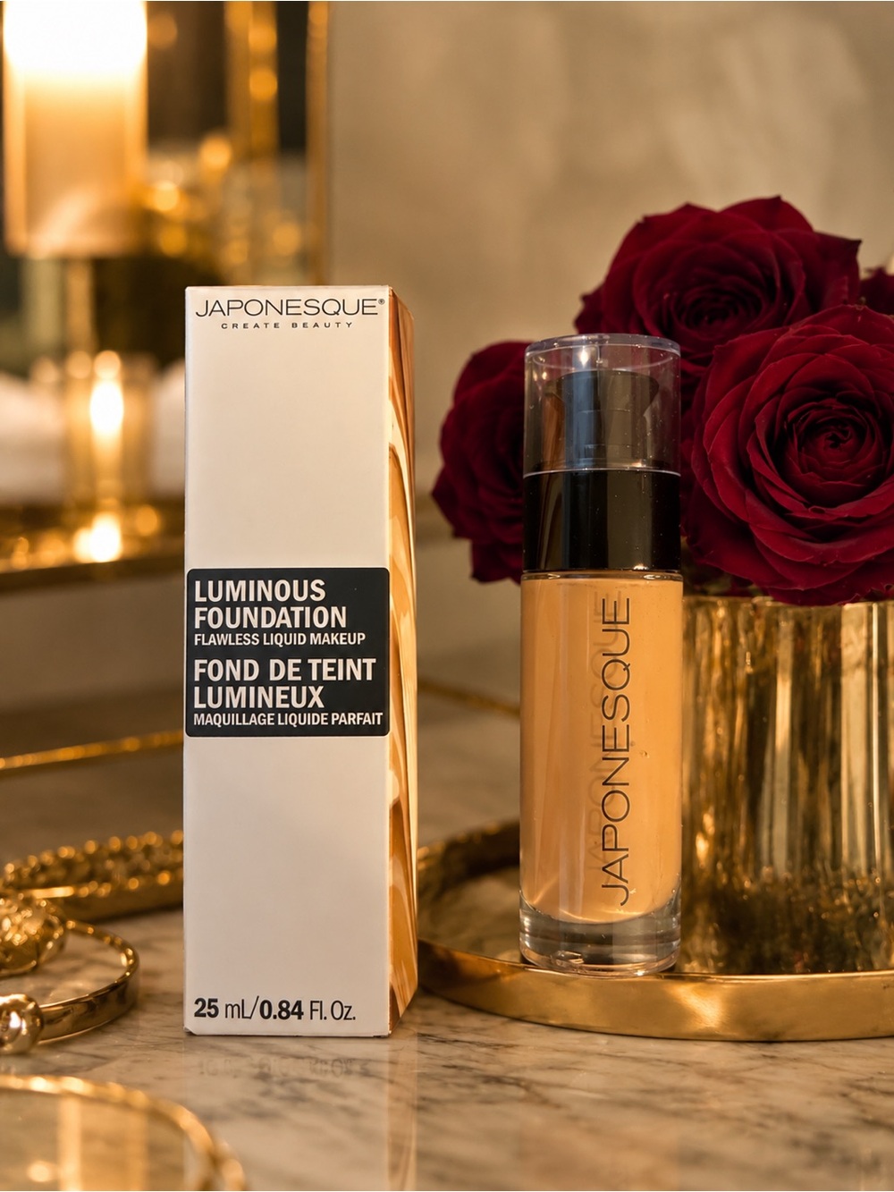Japonesque Luminous Foundation Flawless Liquid Makeup – Teinte 07